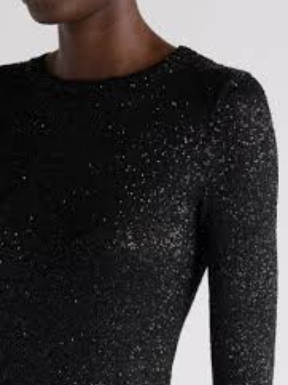 58 - NWT PROENZA SCHOULER SOPHIE EMBELLISED METALLIC KNITTED TOP - Picture 3 of 5